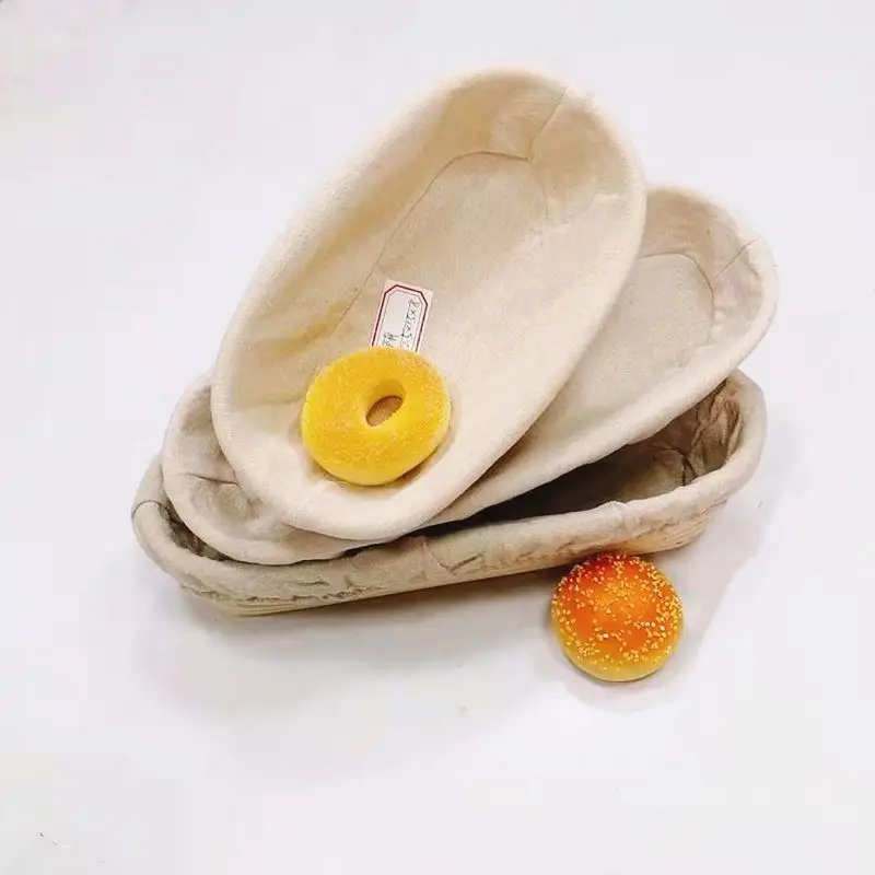 Good quality handicraft Indonesian cane oval banneton basket