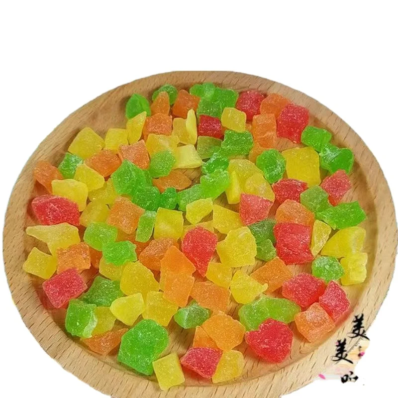 Diced Papaya with Various Packages and Bright Colors