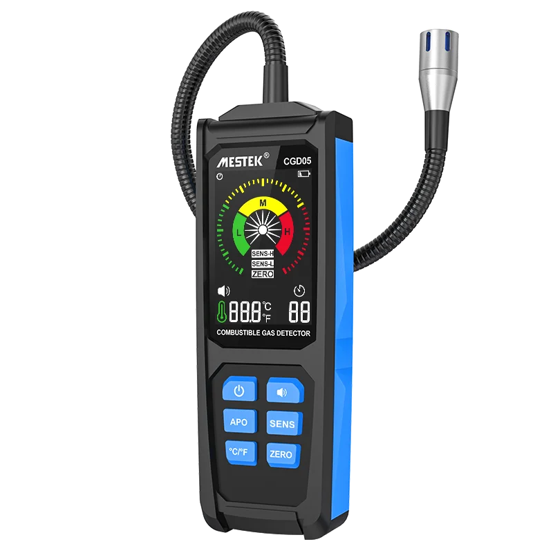 mestek New product Handheld Combustible Gas Detection CGD05 Flexible Metal Probe Gas Analyzer Gas leak Detector