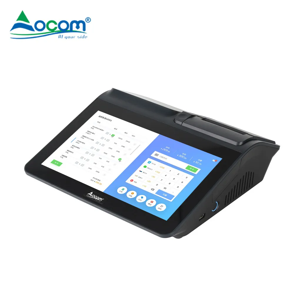 POS-M1106 Touch Screen Desktop POS 11.6inch POS Machine with Thermal Printer
