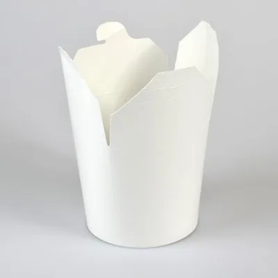 Disposable noodles bucket Kraft noodles bowl kraft paper round bottom cup pasta cup square bucket takeout fast food packaging