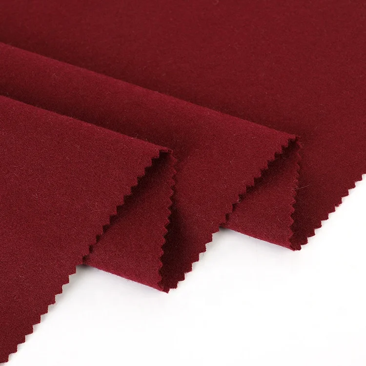 New fashion soft heavyweight outerwear solid two faces winter jacket flannel fabric polyester fiber price