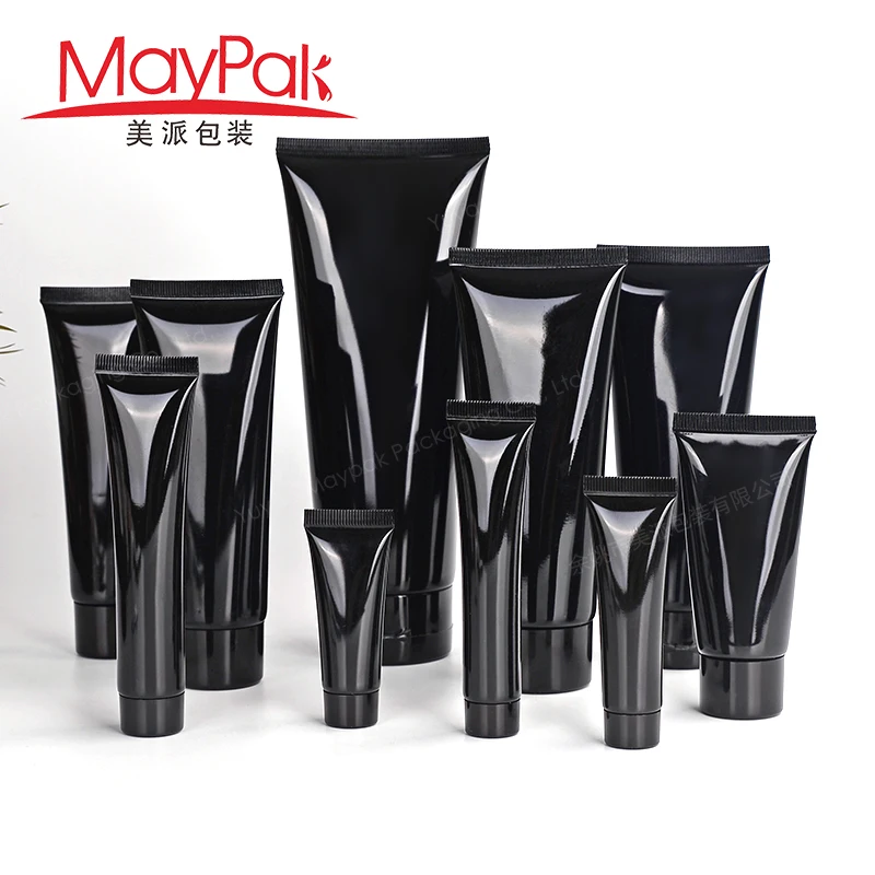 5ml 10ml 15ml 20ml 30ml 40ml 50ml 60ml 80ml 100ml 150ml 200ml Round Plastic Tubes Squeeze Empty PE Tube Screw Cap Cosmetic Tube