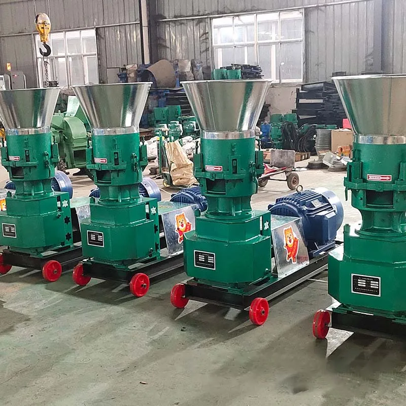CE Small farm electric motor pto drive alfalfa cube pelletizer pelletizing mixer grinder machine animal pellet production line