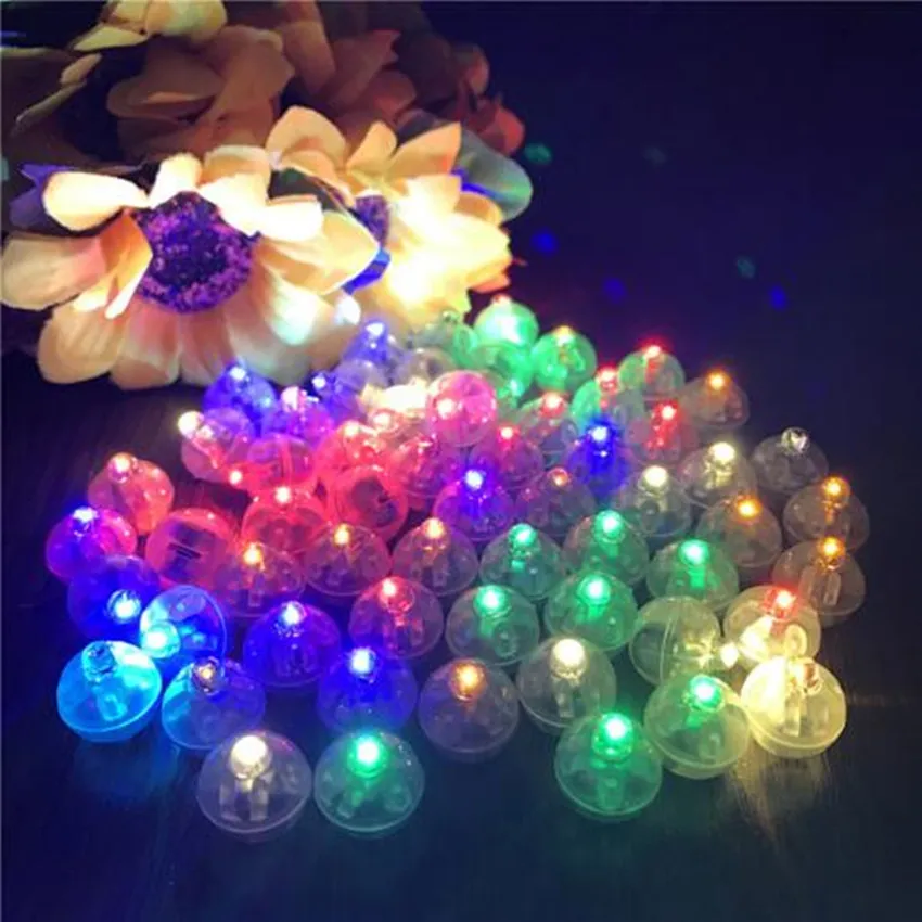 Led Light Balloon for Decoration Lot for 10 Units, Luminous Flash Lantern Bar Lamps, ideal for Birthday Party and Christmas