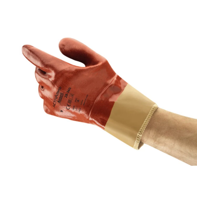 Ansell 28-360 Guantes De Nitrilo Construction Household Work Safety Gloves Guantes Anticorte Foam Nitrile Cut Resistant Glove