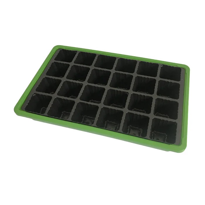 24 отсека лоток green house семян стартер зеленый