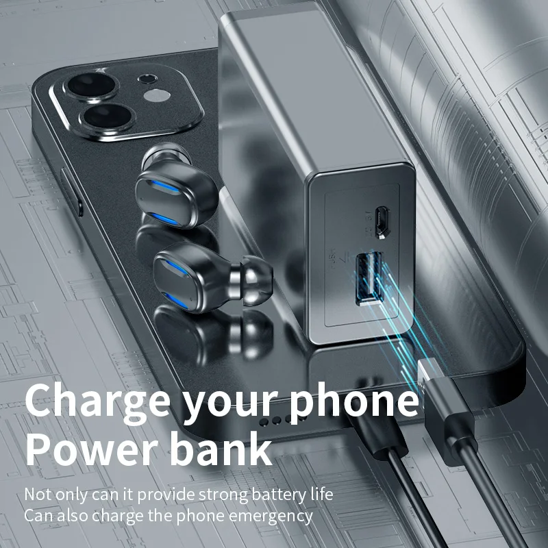 New HIFI Stereo Auto Pairing Wireless Headphone TWS audifonos Noise Cancelling Earphone Earbuds In-ear Earphone Wireless