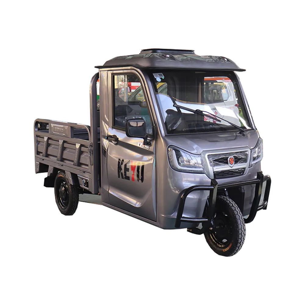 2023 competitive price KEYU electric pedal tricycles eu eec electric cargo tricycle for farm