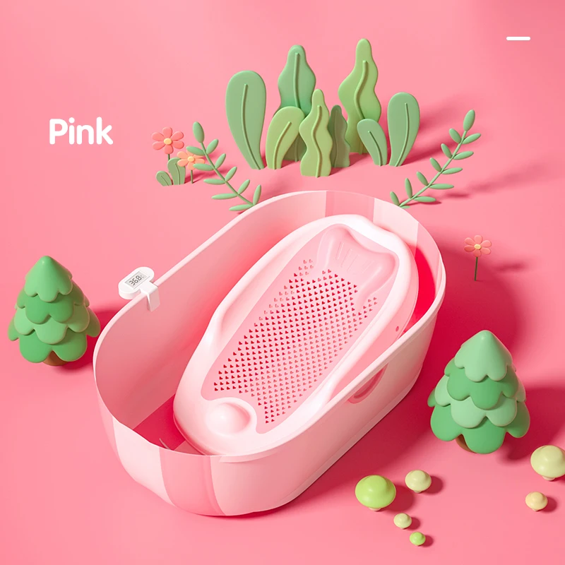 2 in 1 High Quality Cheap Classical Collapsible Solid Safety Non slip Newborn Infant Bathing Baby Bathtub