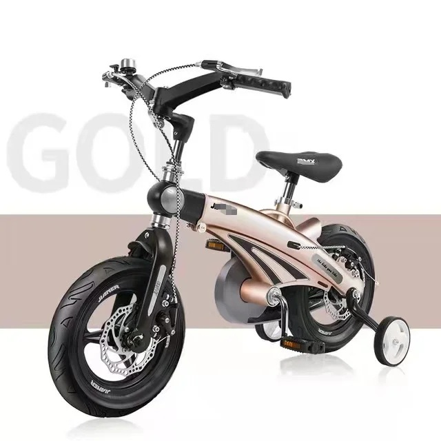 Children Bicycle Scalable Folding Bicycle Disc Brake Bike for Kids 2-11 Years Girls boy Multi Function Children Scooter