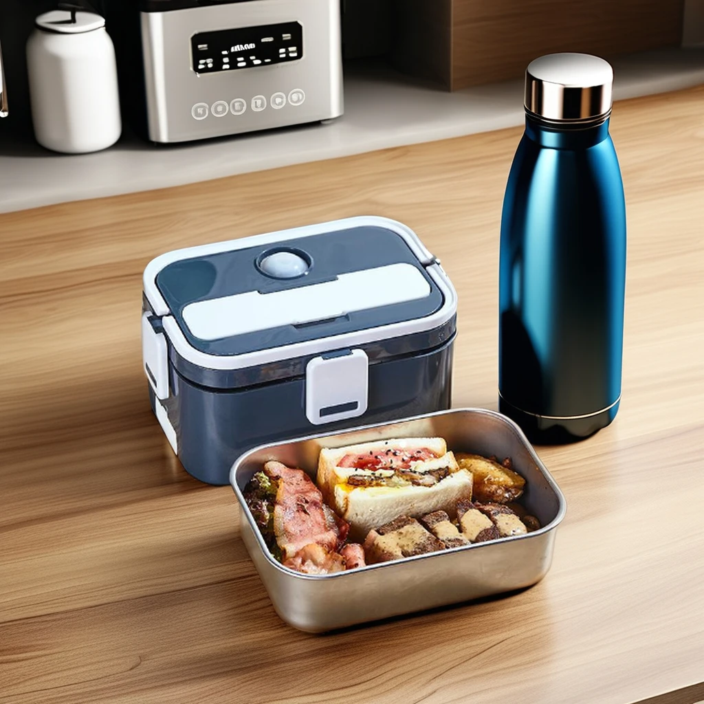 AOHEA  electric lunch box stainless steel boxes usb heating warmer Factory Compartments new bpa free kid food