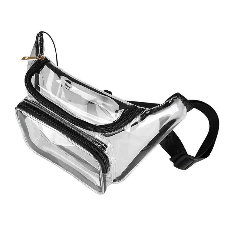 Custom Clear PVC Sport Fanny Pack Waist Bag