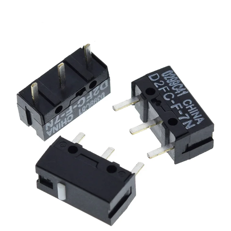 New Authentic 5 million times Mouse Micro Switch D2FC-F-7N Mouse Button Fretting D2FC-E-7N D2FC