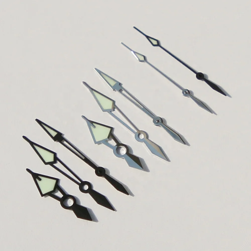 Hot Selling New Style SKX007 Fit NH35 NH36 Movement Swiss Super Green Luminous Watch Hands