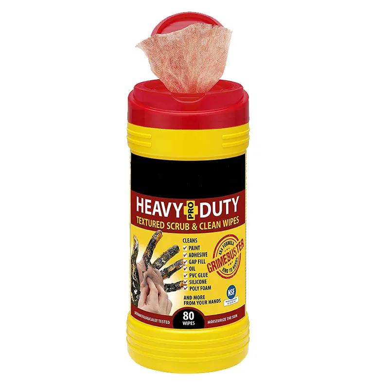 Multi Purpose Safe And Efficient Cleaning Grease Wipes Industrial Compostable Wet Wipes