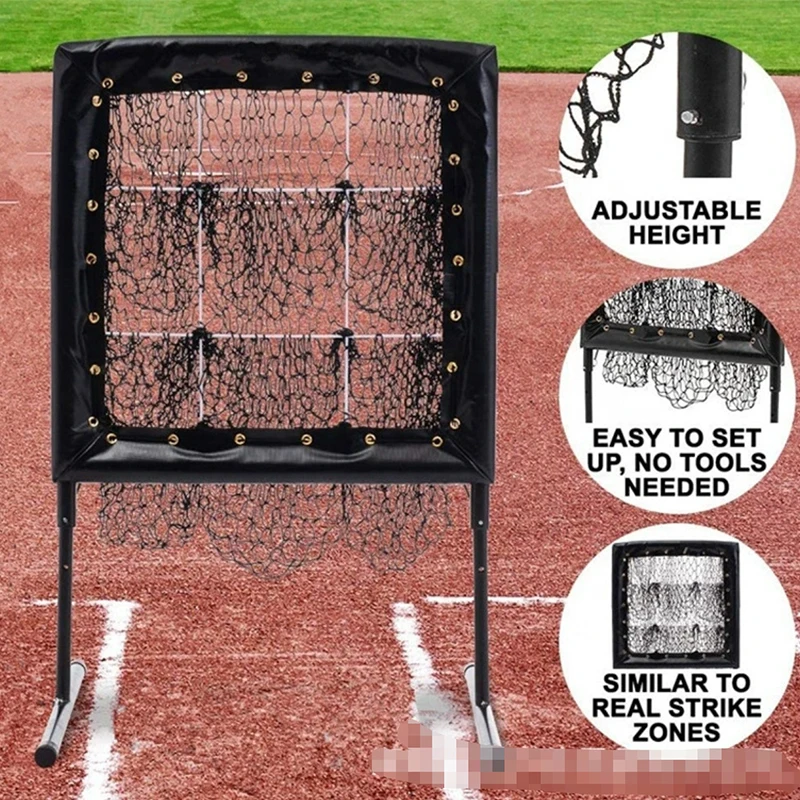 Customized Baseball Softball Hitting Net with 9 Pocket Baseball Pitching Net Baseball Training