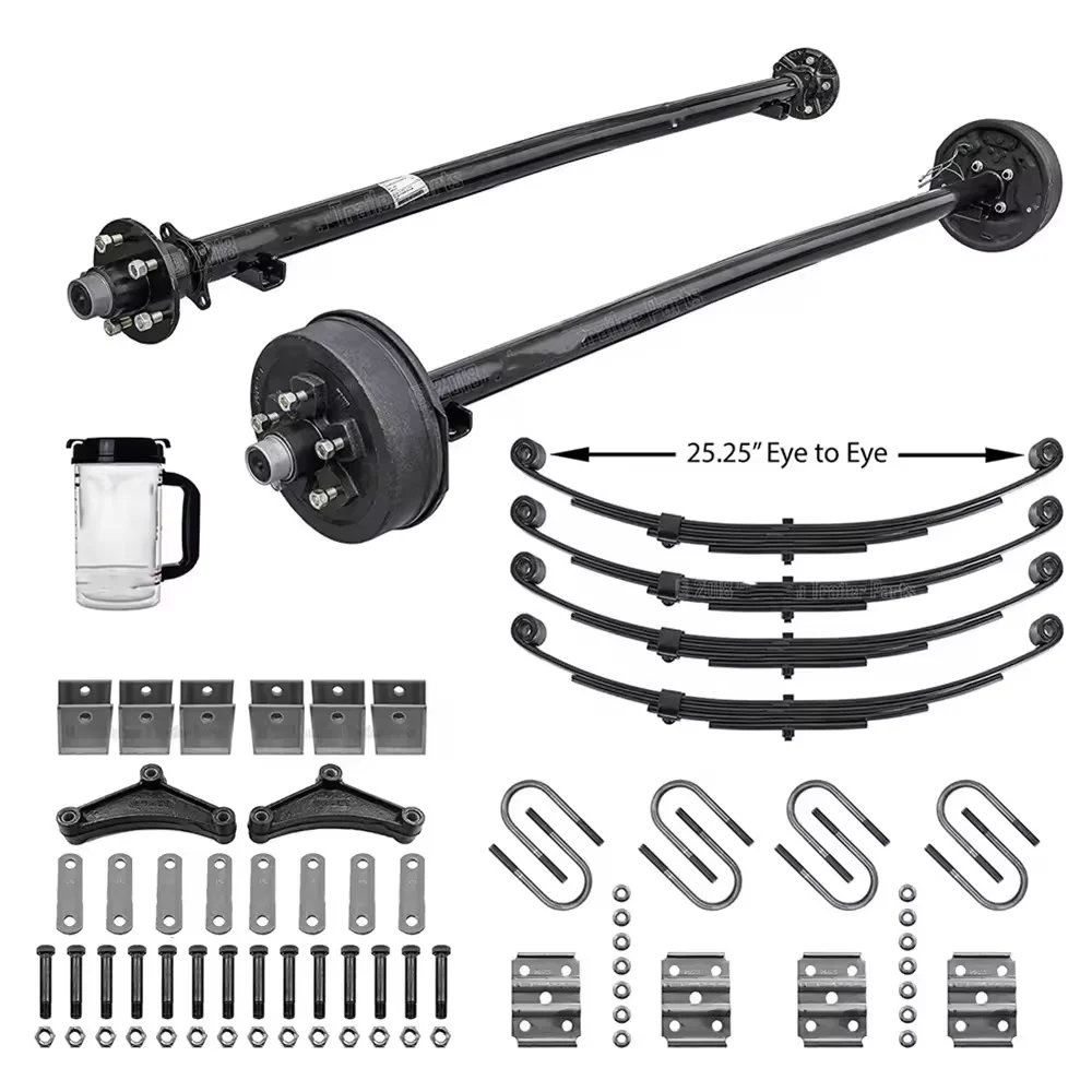 High Quality Trailer Spindle 5 Bolts Trailer Wheel Hub And Brake Drum