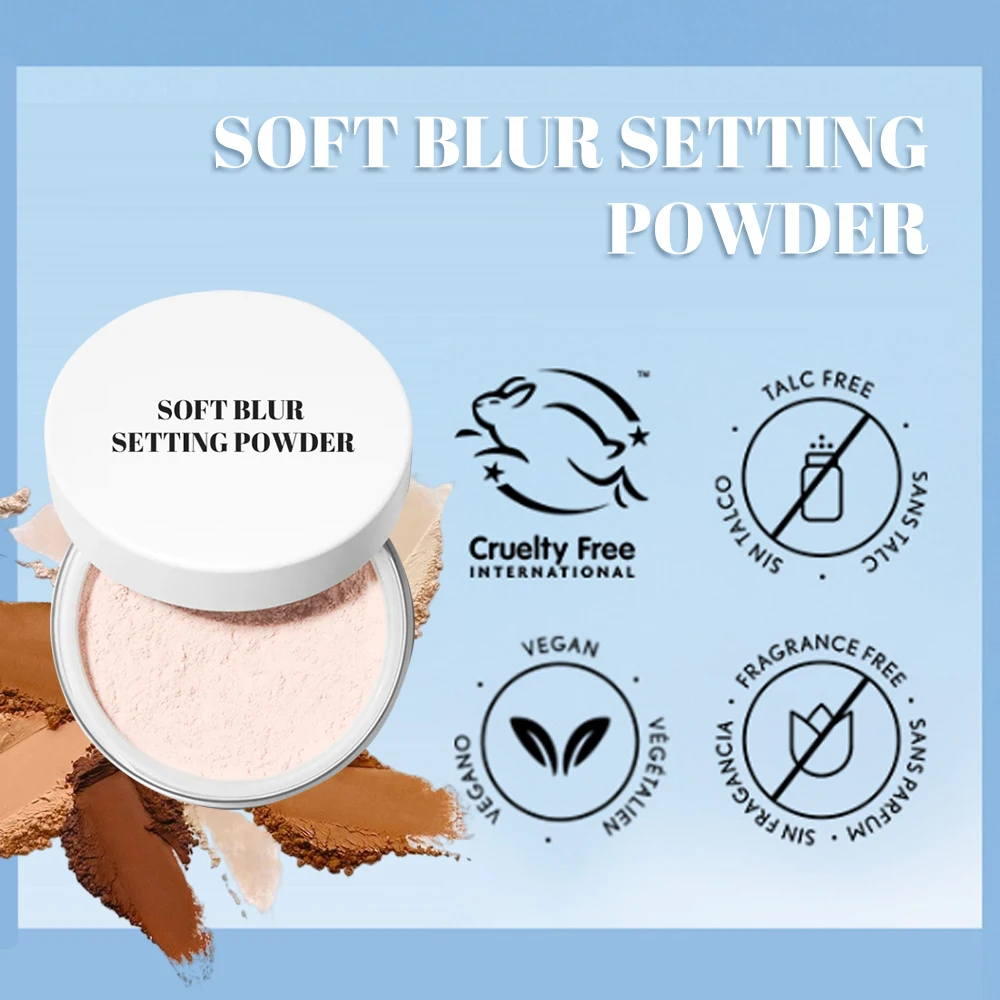 OEM Control Loose Long-lasting Air Setting Powder Waterproof Face Makeup with Oil-Control Concealer Loose Setting Powder