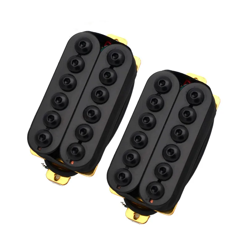 Adjustable Metal Double Coil Electric Guitar Pickups Humbucker Punk