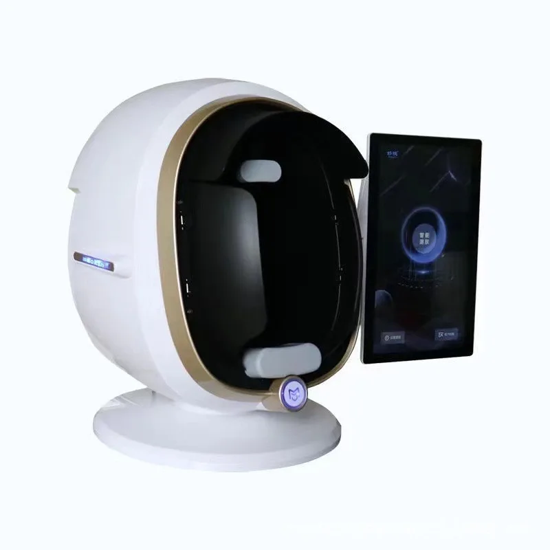 New Arrival AI Magic Face Mirror Portable 3D Skin Diagnostics Analyzer Facial Tester Scanner for Hair Body for Home Spa Use