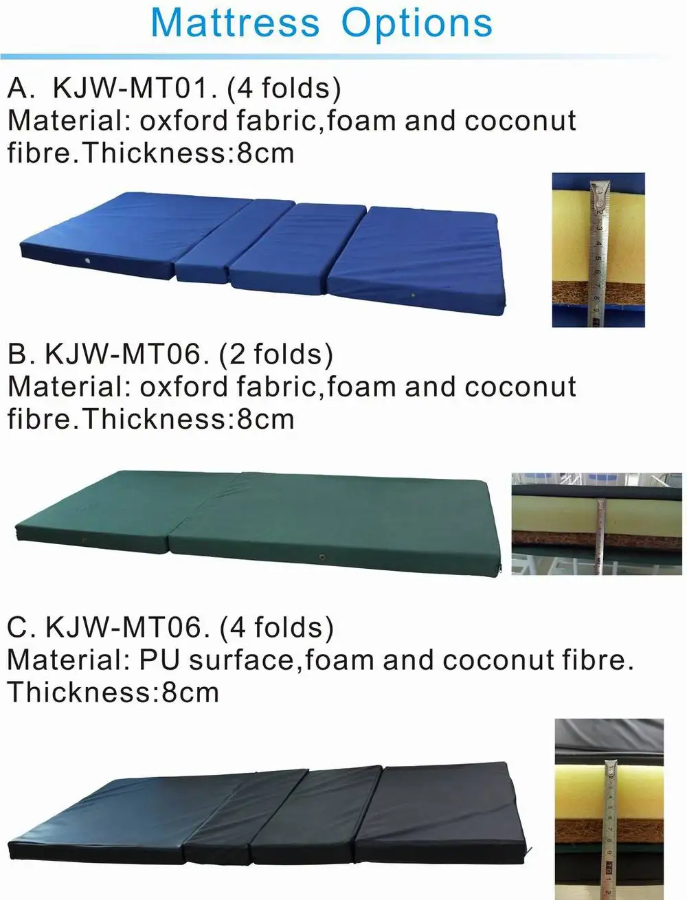 Factory supply soft hospital bed mattress medical mattress