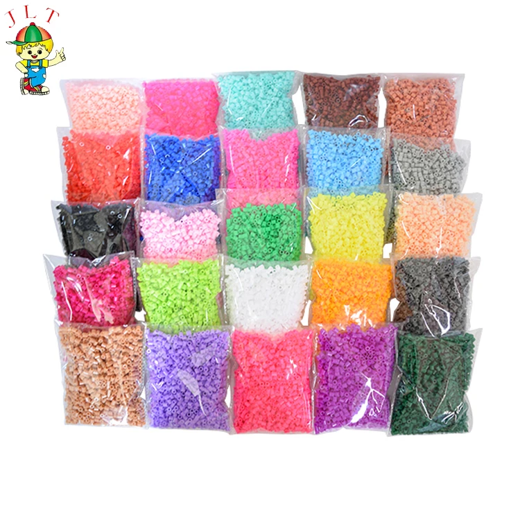 Children Puzzle Toys Non-toxic Eco-friendly 5mm Ironing Beads Plastic Toy Custom Hama Perler Beads