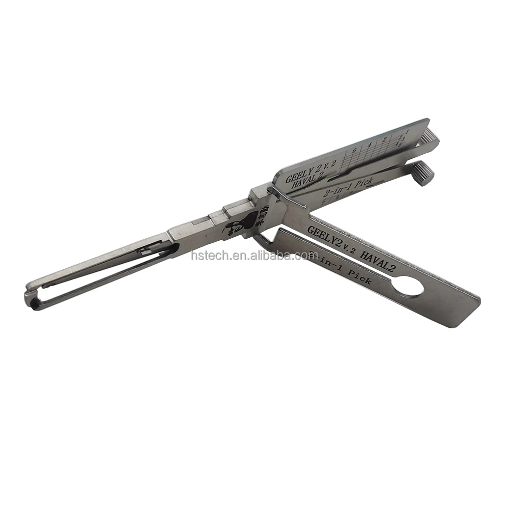 Original Lishi 2 In 1 HAVAL 2    GEELY2  Lock Pick and Decoder Together Auto Pick Sets Tools Used