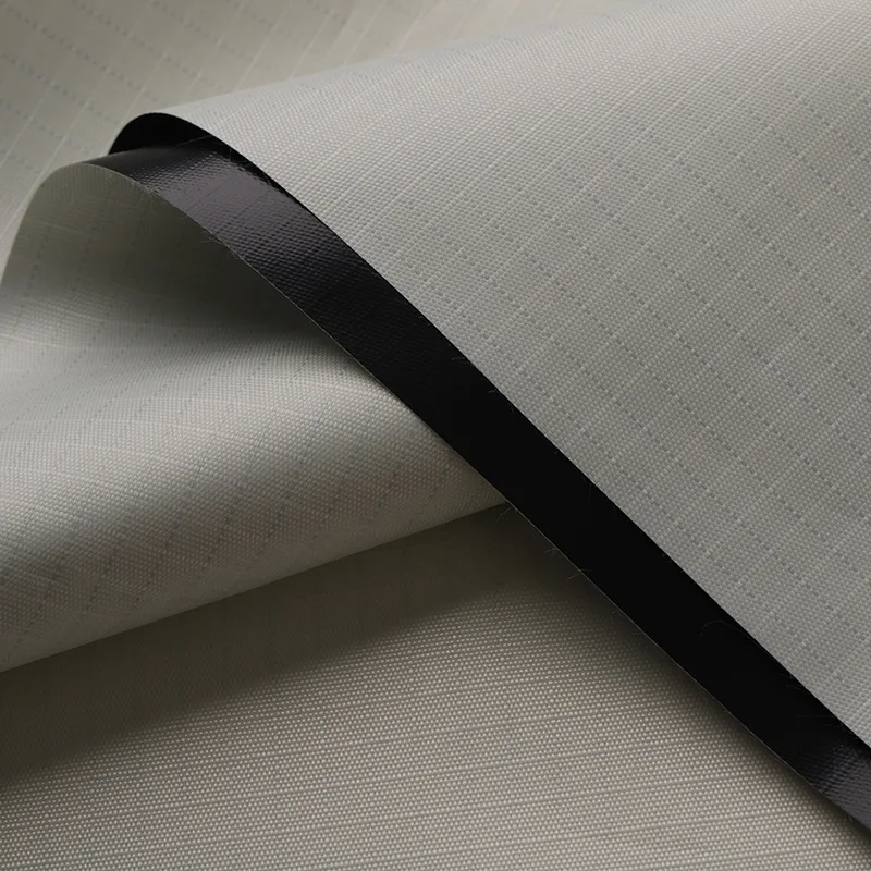 Polyester Oxford fabric with waterproof PU vinyl for full blackout tent canopy and agricultural greenhouses