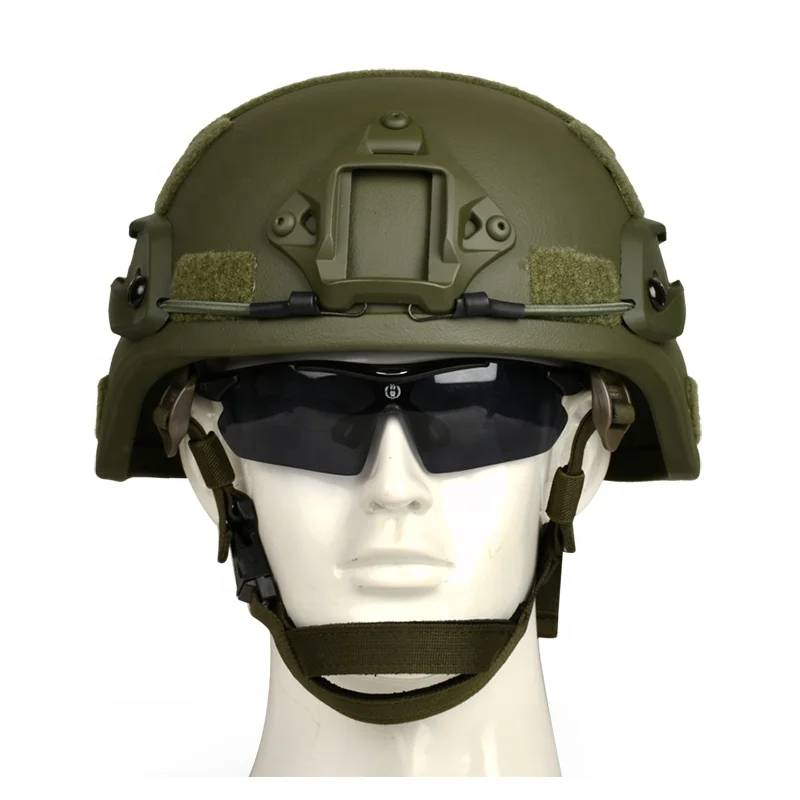CNRSPE MICH 2000 Tactical Helmet NIJ IIIA 9mm.44 Aramid Anti ZD Ballistic Protection MICH Full earmuff High cut Helmet