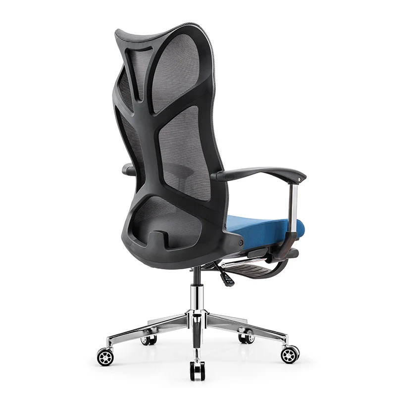 Ergonomic Design Mesh Office Chairs High Back Recliner Sleeping Office Chair With Foot Rest