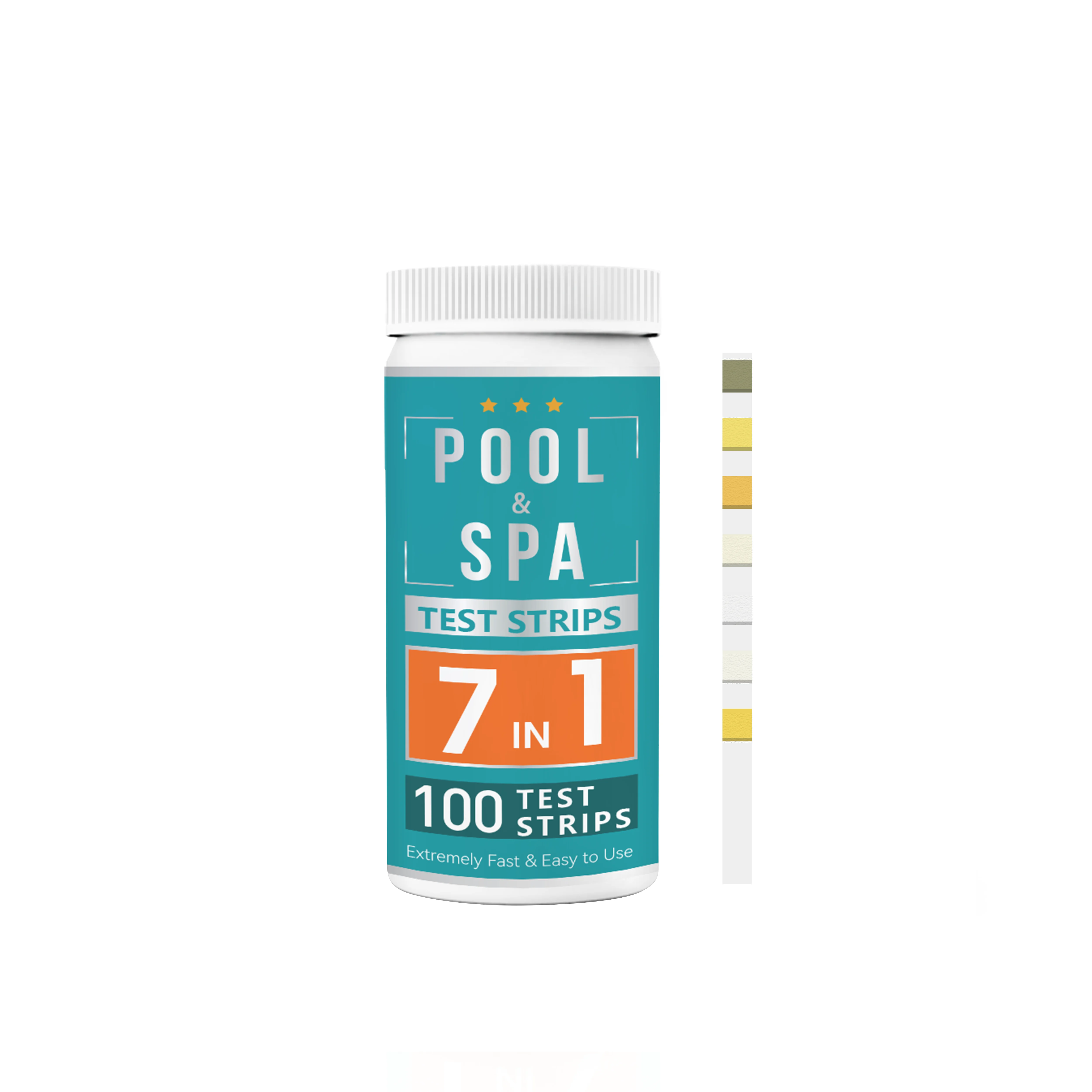 7-in-1 Pool & Spa Test Strips - Ideal for Pools, Hot Tubs and Spas - Easy to Read - 150  Pack