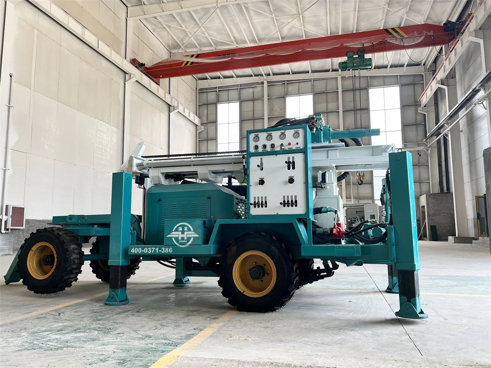 New improved version HFJ260T hydraulic Water borehole Well Drilling machine mine drilling rig