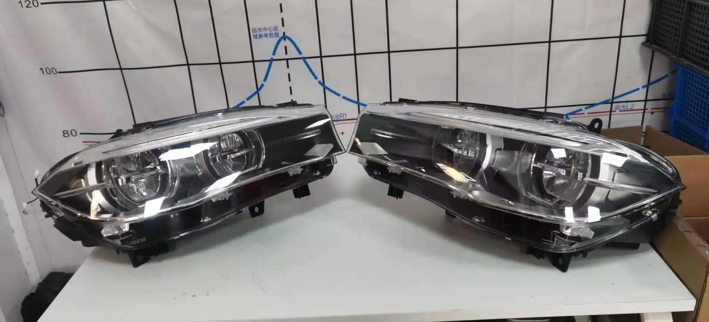 USA  F15 LED Headlight special for America BMW X5 F152014 - 2016 model US auto Type OEM headlight wholesale 63117381141