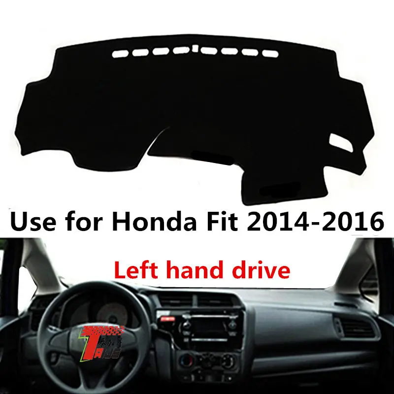 Чехол Taijs для приборной панели автомобиля из полиэстера HONDA FIT JAZZ 2014 2015 2016 2017 2018 2019 2020 правый руль