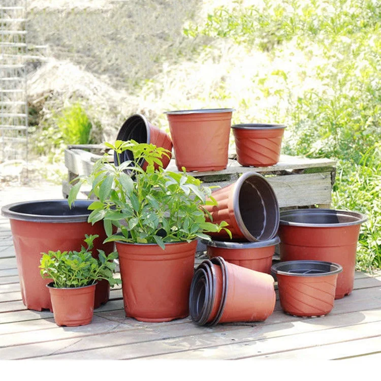 Factory Price Plastic Flowerpots raise plant flower soft thermoformed Nursery Flower Pots
