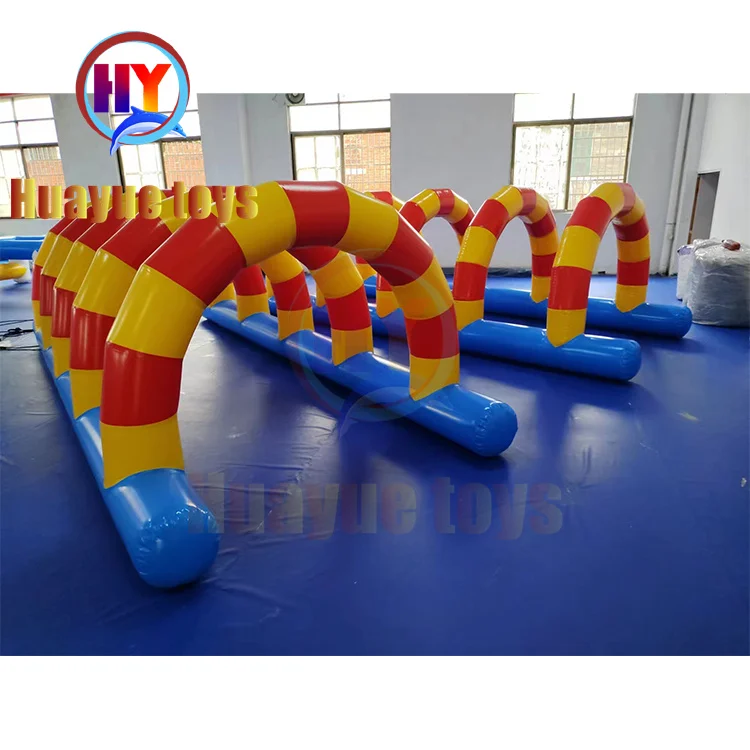 Outdoor sports games inflatable hurdle race hurdle obstacle course game