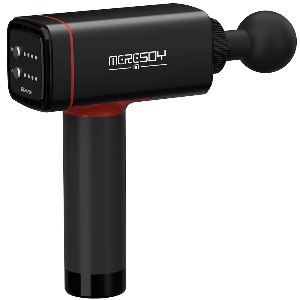  Перкуссионный массажный пистолет Meresoy для глубоких тканей тела электрический портативный беспроводной профессиональный спортивный мощный вибропистолет мышц