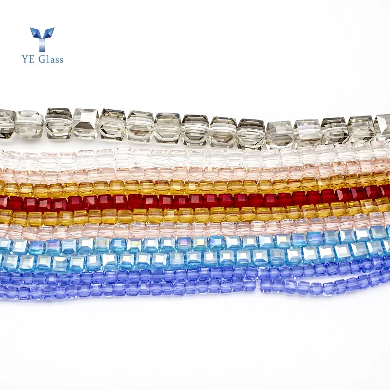 Wholesale High Quality Chinese 8mm Crystal Gray Glass Beads