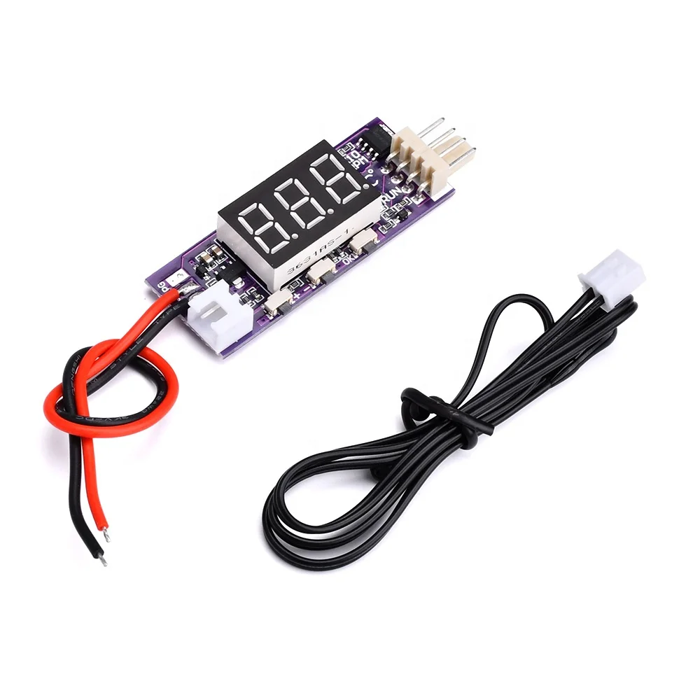 DC12V PWM Fan контроль температуры Регулятор маленький 4 провода скорость цифровой дисплей поддерживает 3A внутренний