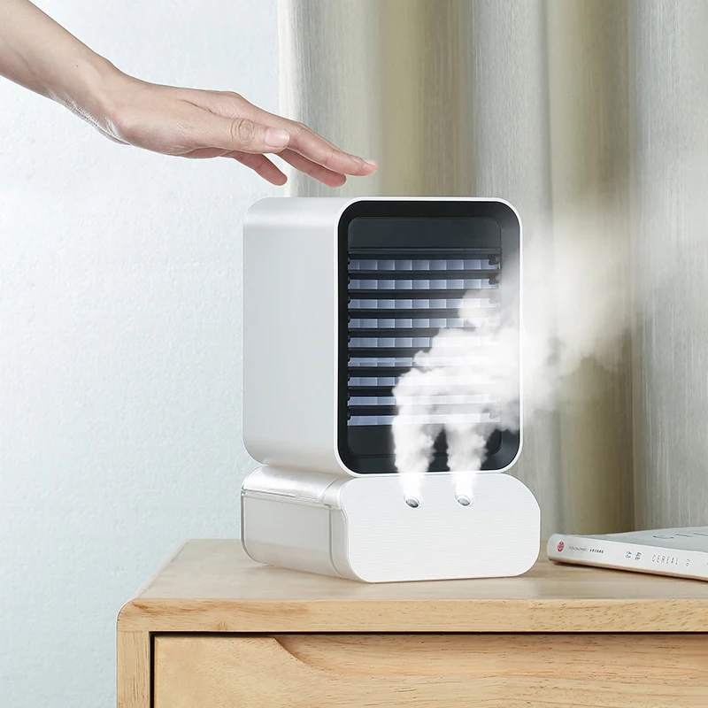 MYVOES 2021 новый дизайн Настольный домашний мини-Настольный кондиционер вентилятор usb портативный воздушный охлаждающий вентилятор