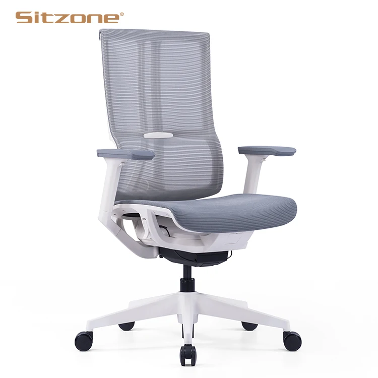 Foshan factory adjustable office mesh swivel high back office ergonomic chair swivel