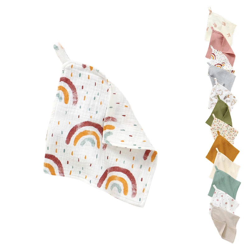 Wholesale Soft And Easy Hang Loop 100% Organic Cotton Muslin Squares