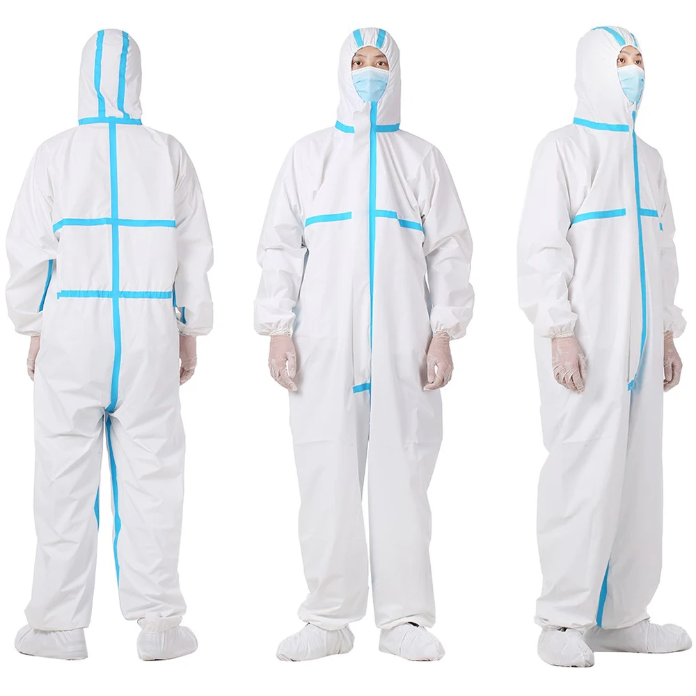 Breathable Disposable Microporous Coverall With Elastic Cuff