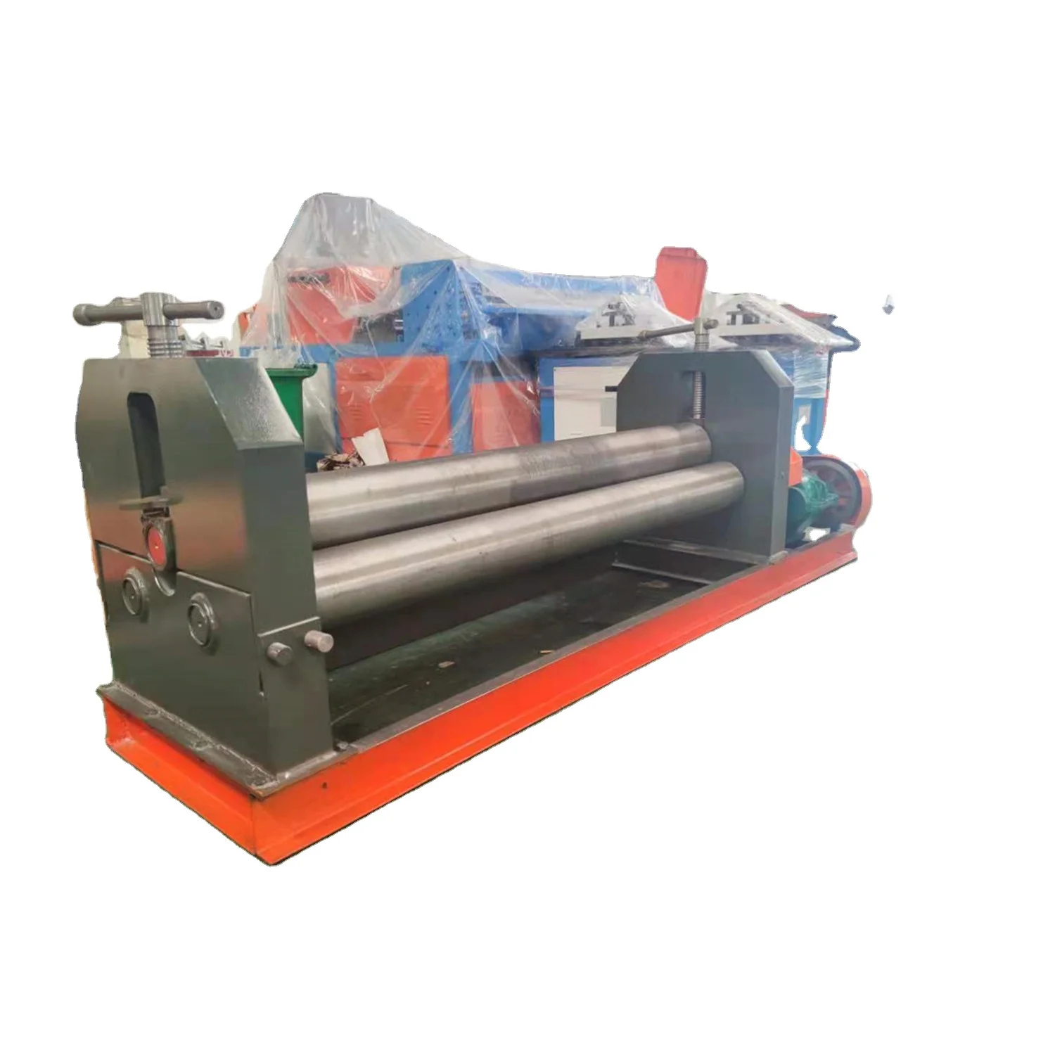 Semi- Automatic Plate 3-Rollers Bending Machine Plate Rolling Machine