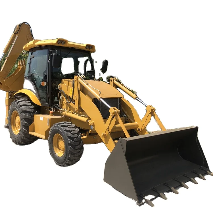 Manufacturer 4x4 Back Hoe Loader Retroexcavadora China Wheel Mini Excavator Backhoe Loader