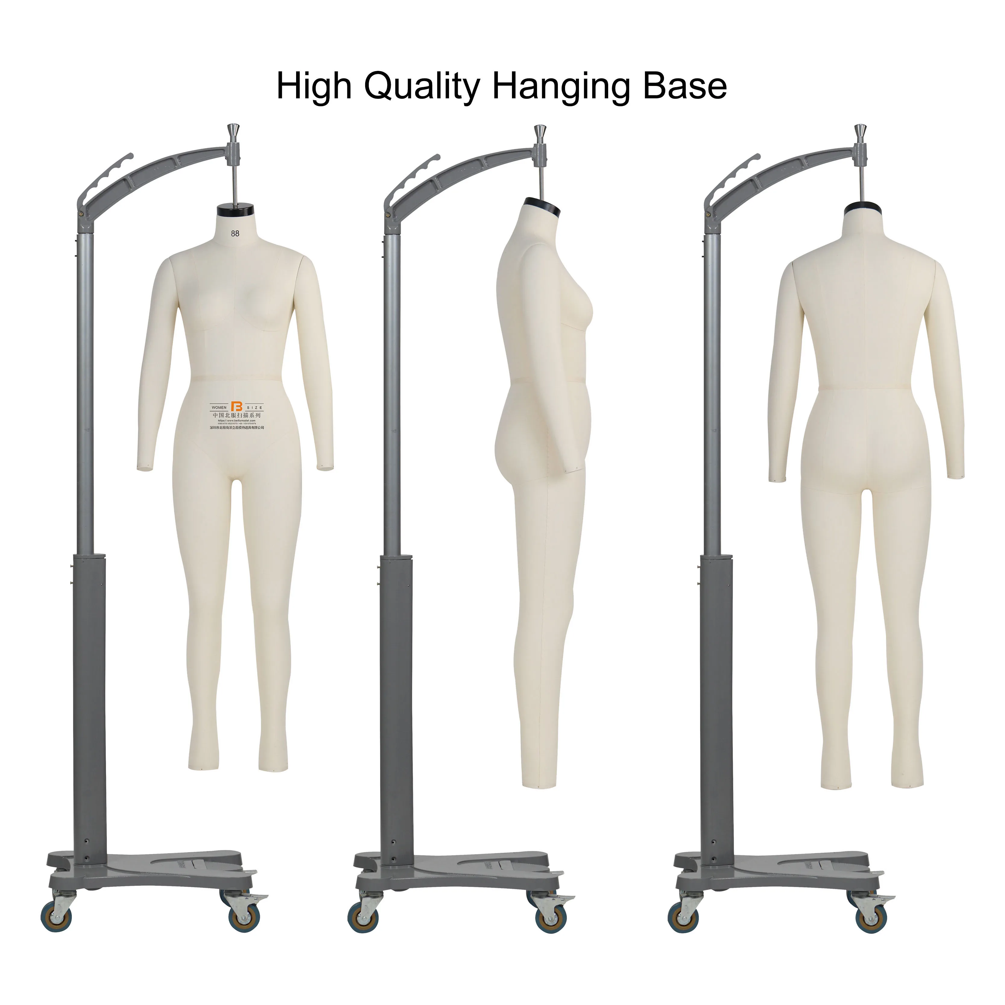 Female Dress Form for Tailors With Collapsible Shoulders Full Body Mannequin Fitting to Dressmakers