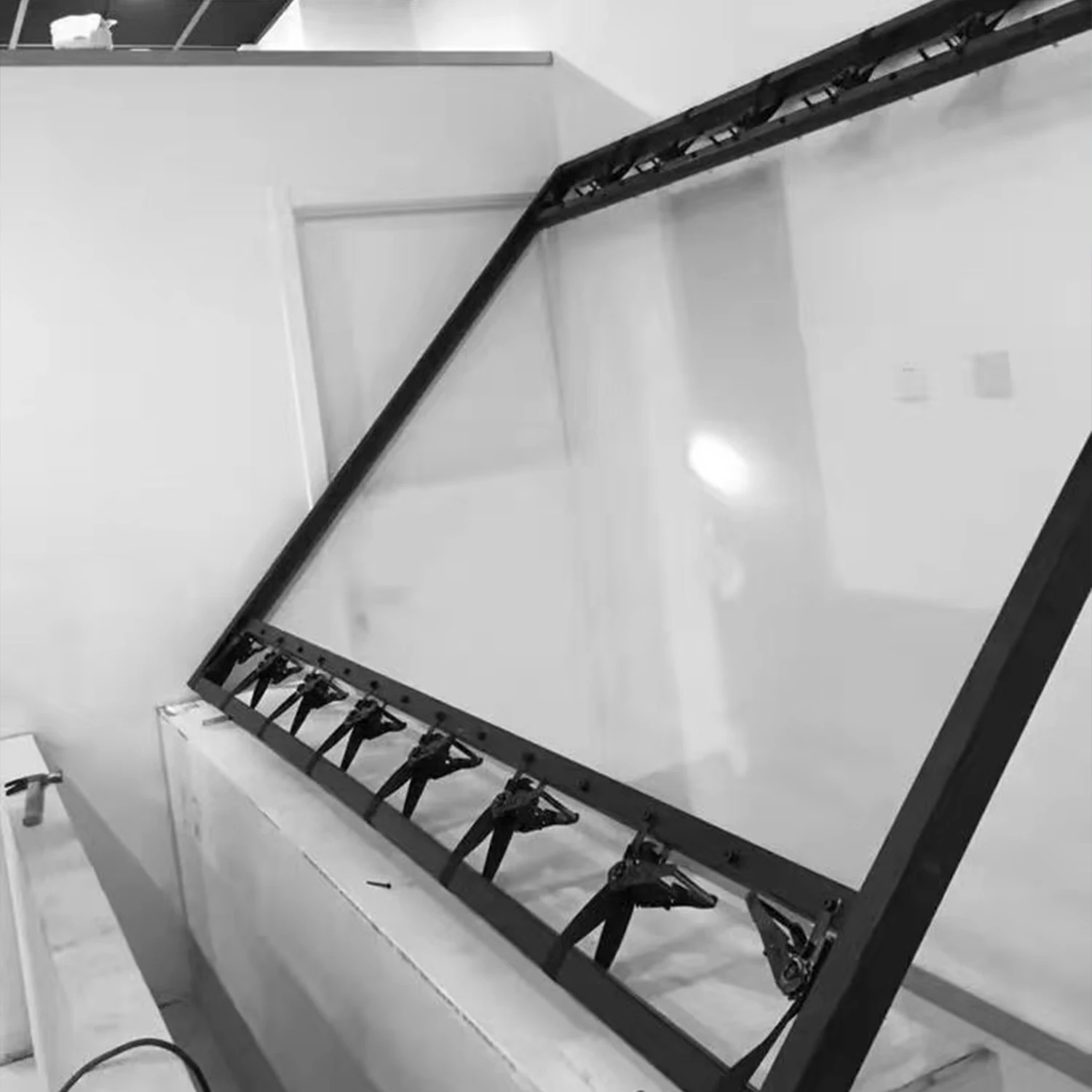 customized stage 45 degree pyramid Hologram foil 3D Holographic Projection System 3D Hologram Live Performance