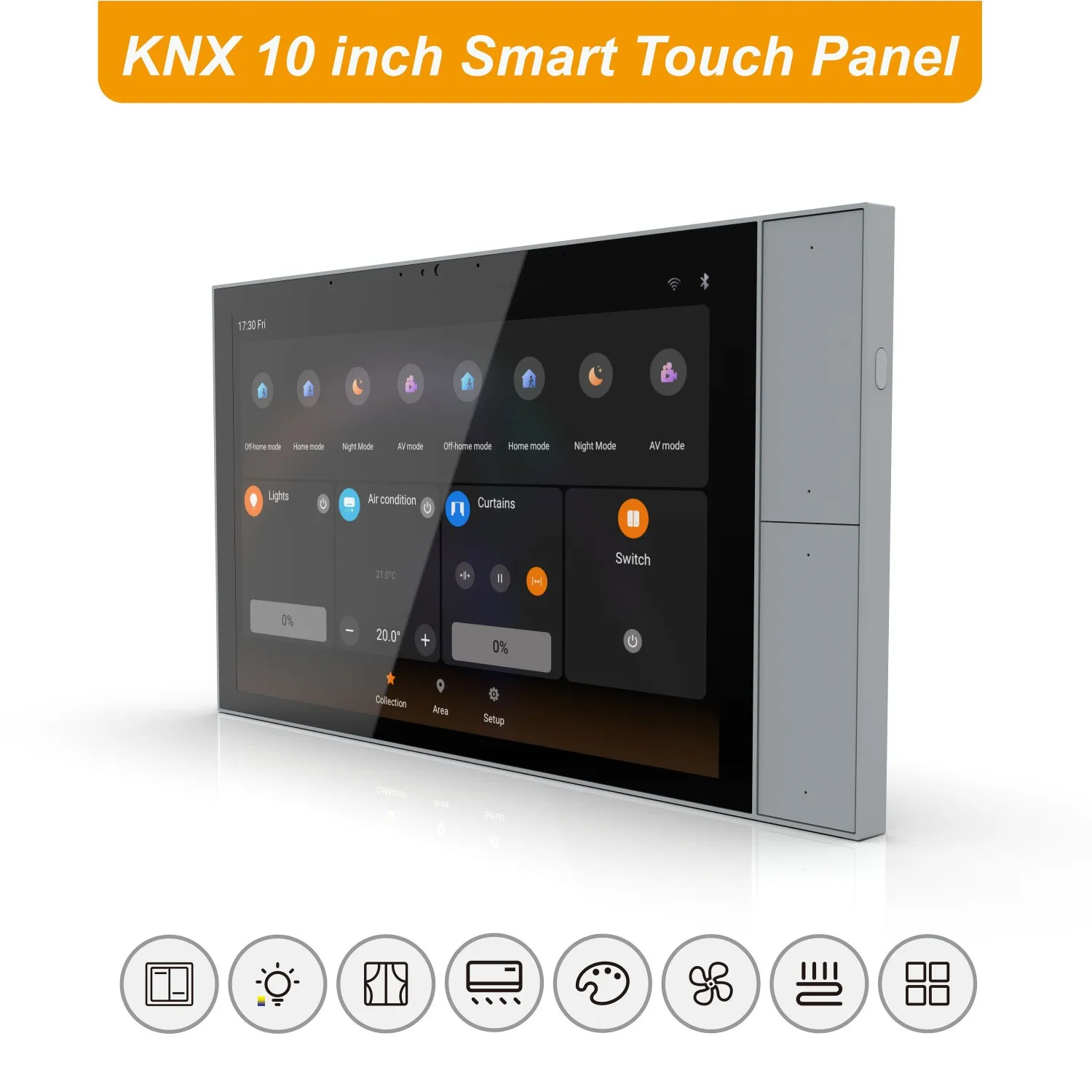 KNX  10inch Smart Touch Panel Supports multiple scenes and devices  Support POE power supply