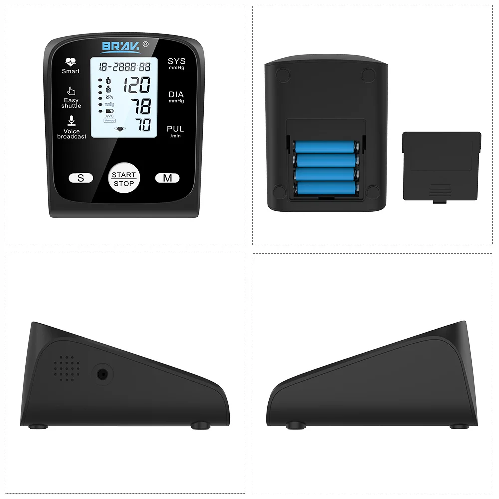 Simple and convenient arm electronic manometer 42CM cuff blood pressure measuring instrument